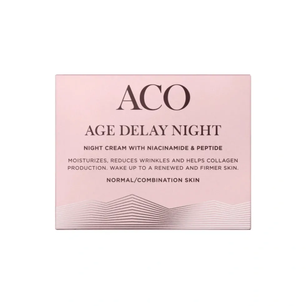 ACO Age Delay Night Cream Normal Skin yövoide 50 ml