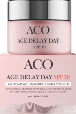 ACO Face age delay cream SPF30 anti-age päivävoide