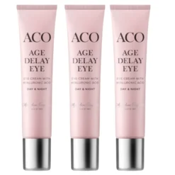 ACO Face Age Delay Eye Cream hajusteeton 3x15 ml
