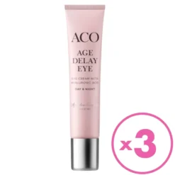 ACO Face Age Delay Eye Cream hajusteeton 3x15 ml