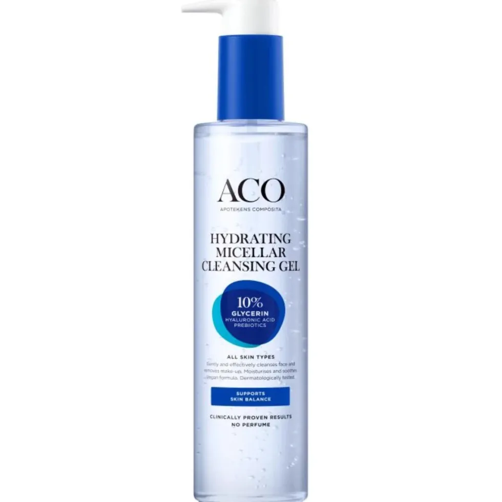 ACO Face Hydrating Micellar Cleanser Gel Protect miselligeeli 200 ml
