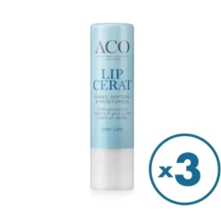 ACO Face Lip Cerat hoitava huulivoide 3 kpl