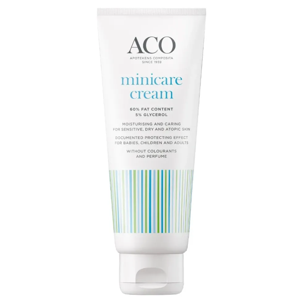 ACO Minicare Cream 60% hajusteeton erittäin kuivan ihon mieto voide 100 g