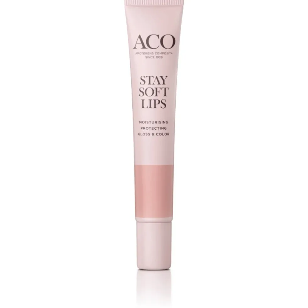 ACO Stay Soft Lips Caramel Nude huulikiilto