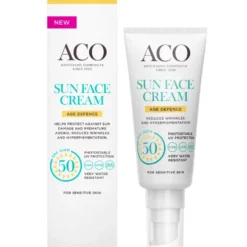 ACO Sun Face Cream Age Defence SPF50 hajusteeton 40 ml