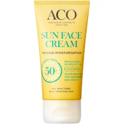 ACO Sun Face Cream SPF50+ hajusteeton aurinkovoide 50 ml