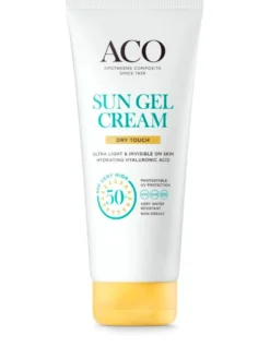 ACO Sun gel cream dry touch SPF 50+ geelivoide vartalolle 200 ml