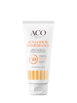 ACO Sun lotion intolerance SPF50 aurinkoherkälle iholle