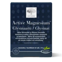 Active Magnesium Glysinaatti tabletti 240 mg 60 kpl