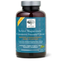 Active Magnesium Gummies Sitraatti pehmopala 60 kpl