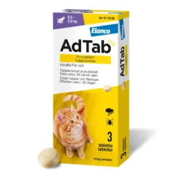 ADTAB 12 mg Vet purutabletti kissoille 0,5-2 kg 3 kpl