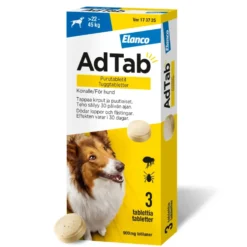 ADTAB 900 mg Vet purutabletti koirille yli 22-45 kg 3 kpl