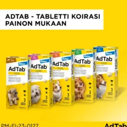 ADTAB 900 mg Vet purutabletti koirille yli 22-45 kg 3 kpl