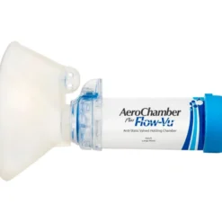 AEROCHAMBER Plus flow-vu aikuisille isolla maskilla