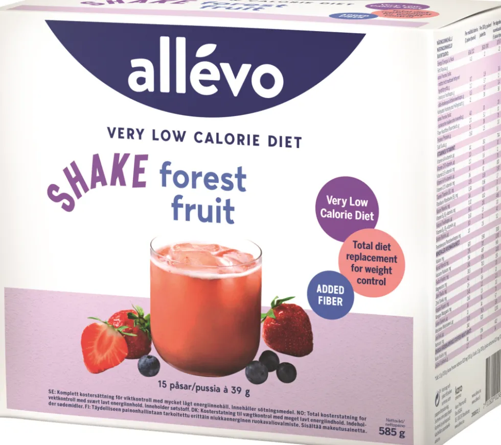 ALLEVO VLCD Shake Forrest Fruits ateriankorvike