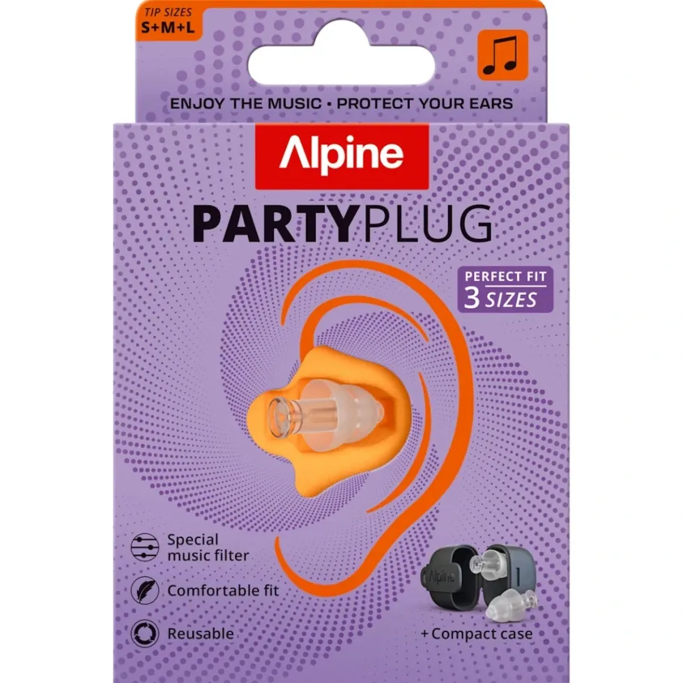 Alpine Partyplug korvatulpat S/M/L 3 paria