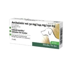 ANTHELMIN VET 50 mg/144 mg/150 mg tablettia (pienet ja keskikokoiset koirat)