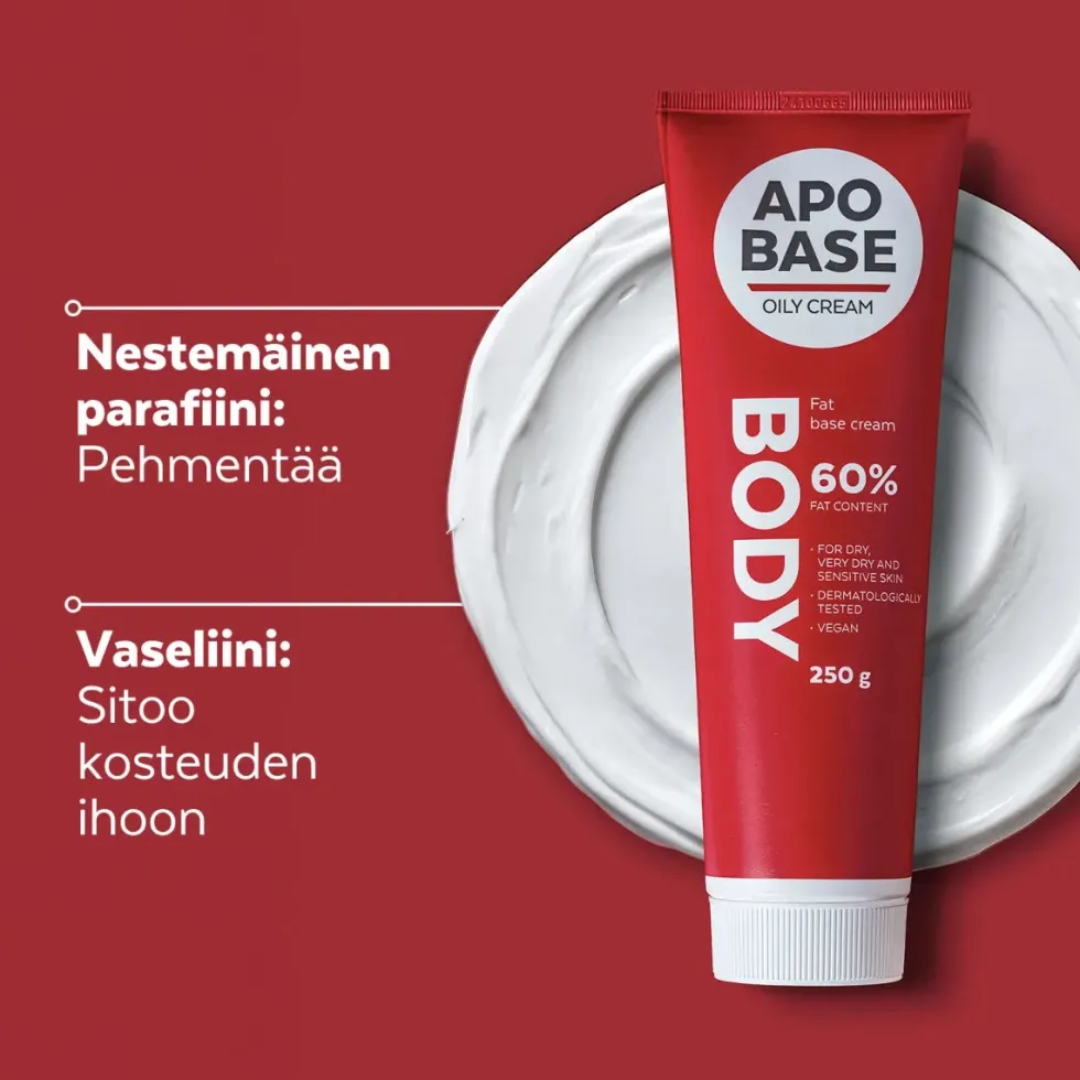 APOBASE Oily Cream 60% perusvoide pumppupullo 900 g