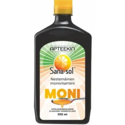 APTEEKIN Sana-sol appelsiininmakuinen nestemäinen monivitamiini