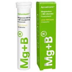 APTEEKKARIN Magnesium + B6 poretabletti 14 kpl