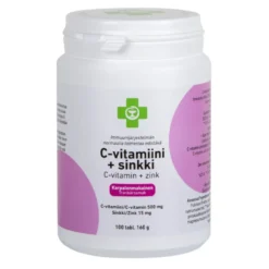 APTEEKKI C-vitamiini + sinkki purutabletti 100 kpl