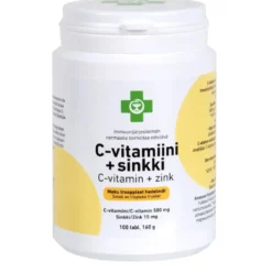 APTEEKKI C-vitamiini + sinkki trooppiset hedelmät 100 tabl