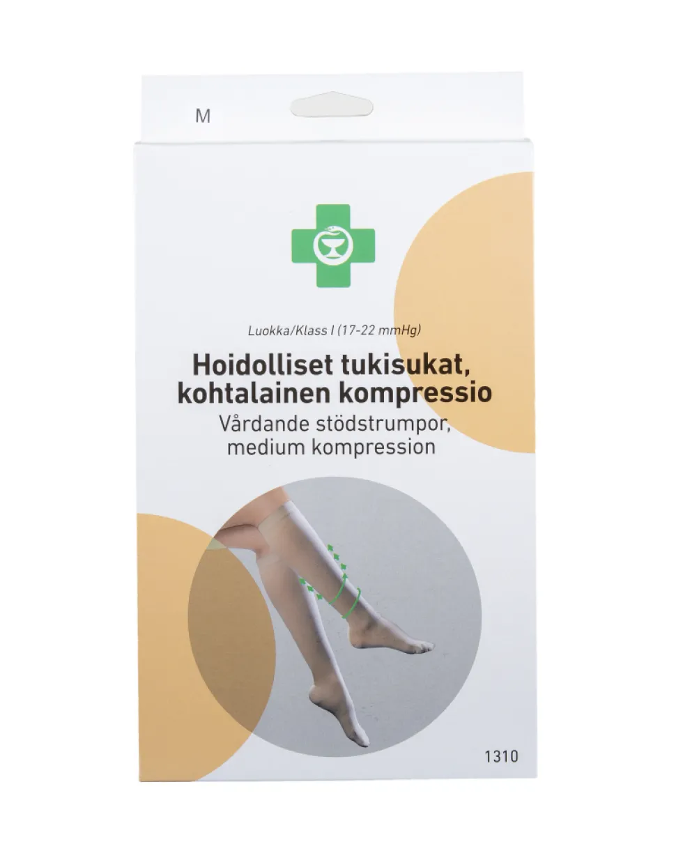 APTEEKKI Hoidolliset tukisukat kohtalainen kompressio M beige