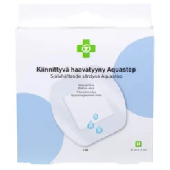 APTEEKKI Kiinnittyvä haavatyyny Aquastop, koko M 5 kpl