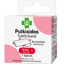 APTEEKKI Putkisidos koko 1 3,5 cm x 1 m
