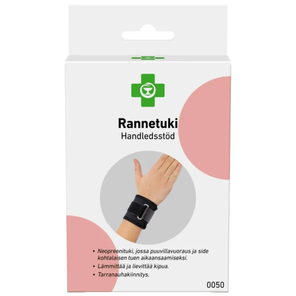 APTEEKKI Rannetuki musta, koko L