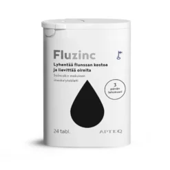 APTEQ Fluzinc Salmiakki sinkkiasetaatti tabletti 24 kpl
