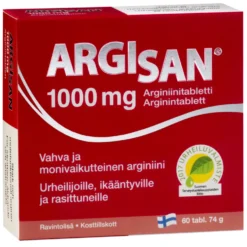 ARGISAN L-arginiinia sisältävä ravintolisä