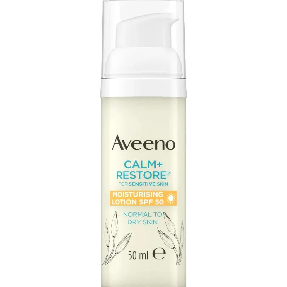 Aveeno Calm Restore Moisturising Lotion SPF50 kosteusvoide 50 ml