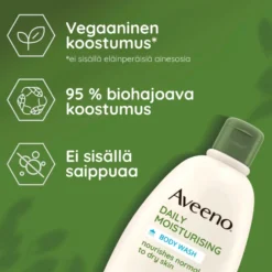 AVEENO Daily Moisturising Body Wash pesuneste
