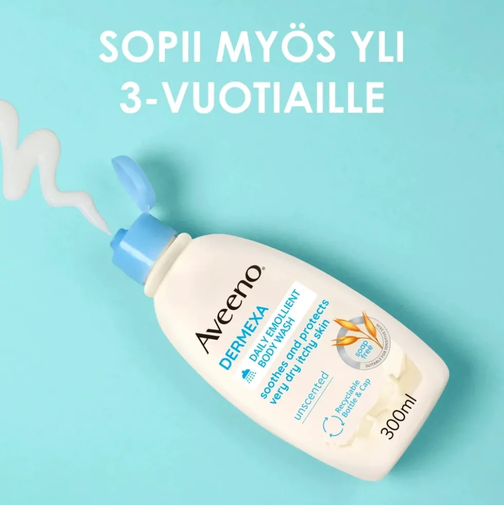 AVEENO Dermexa Daily Emollient Body Wash pesuneste