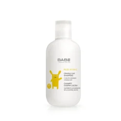 BABE Pediatric Cradle Cap Shampoo hajusteeton shampoo karstan poistoon lapsille