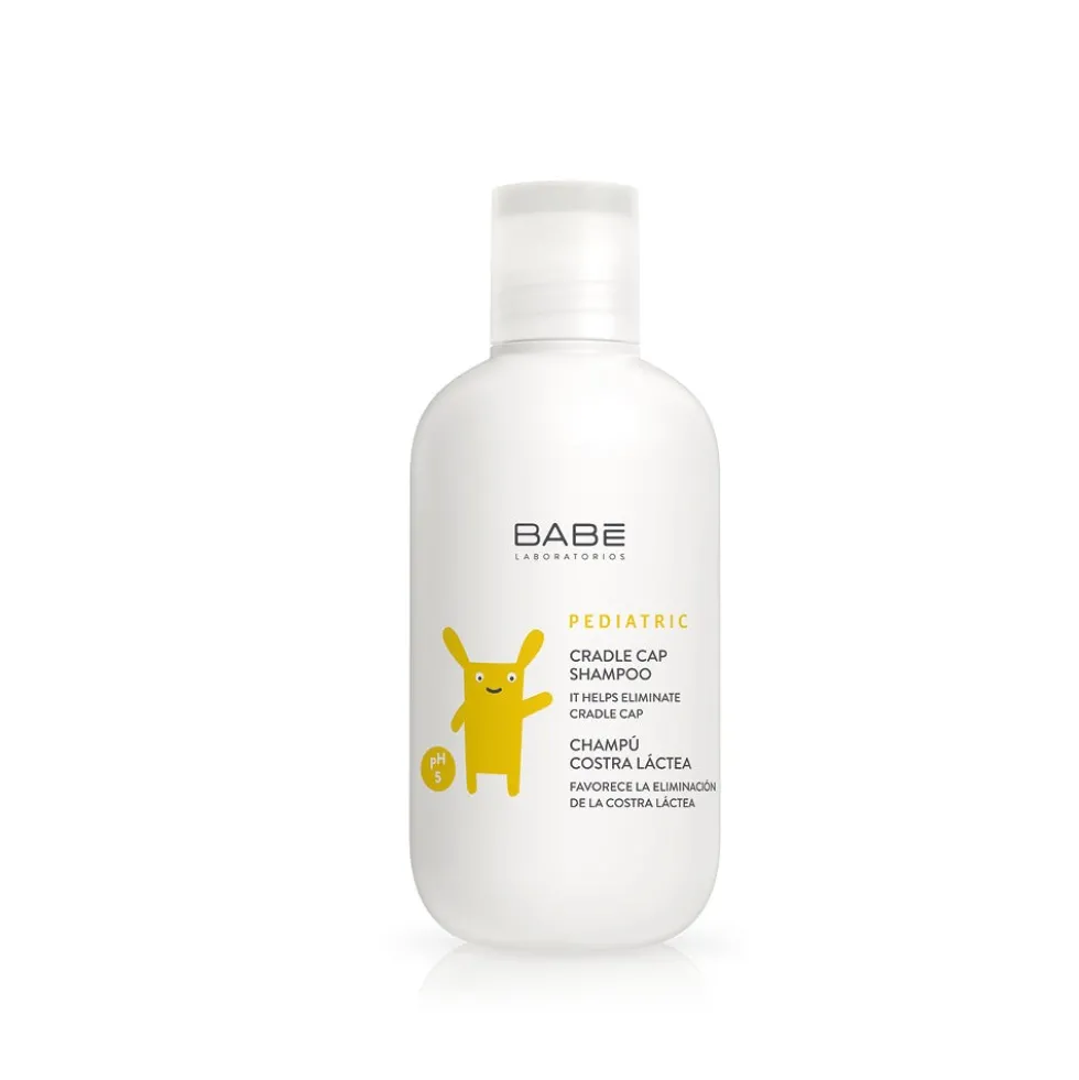BABE Pediatric Cradle Cap Shampoo hajusteeton shampoo karstan poistoon lapsille