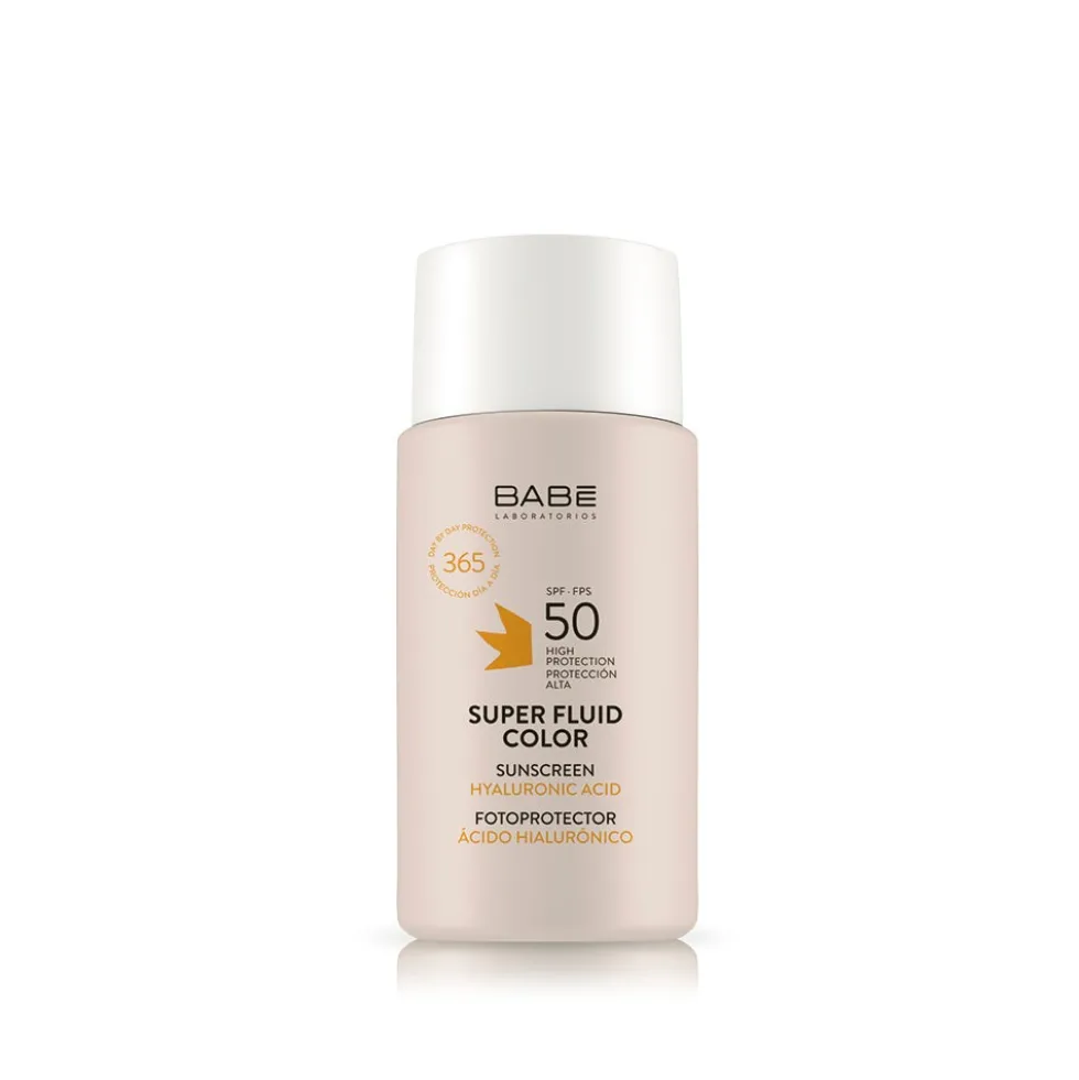 BABE Super Fluid Color Sunscreen SPF50 sävyttävä aurinkosuojavoide