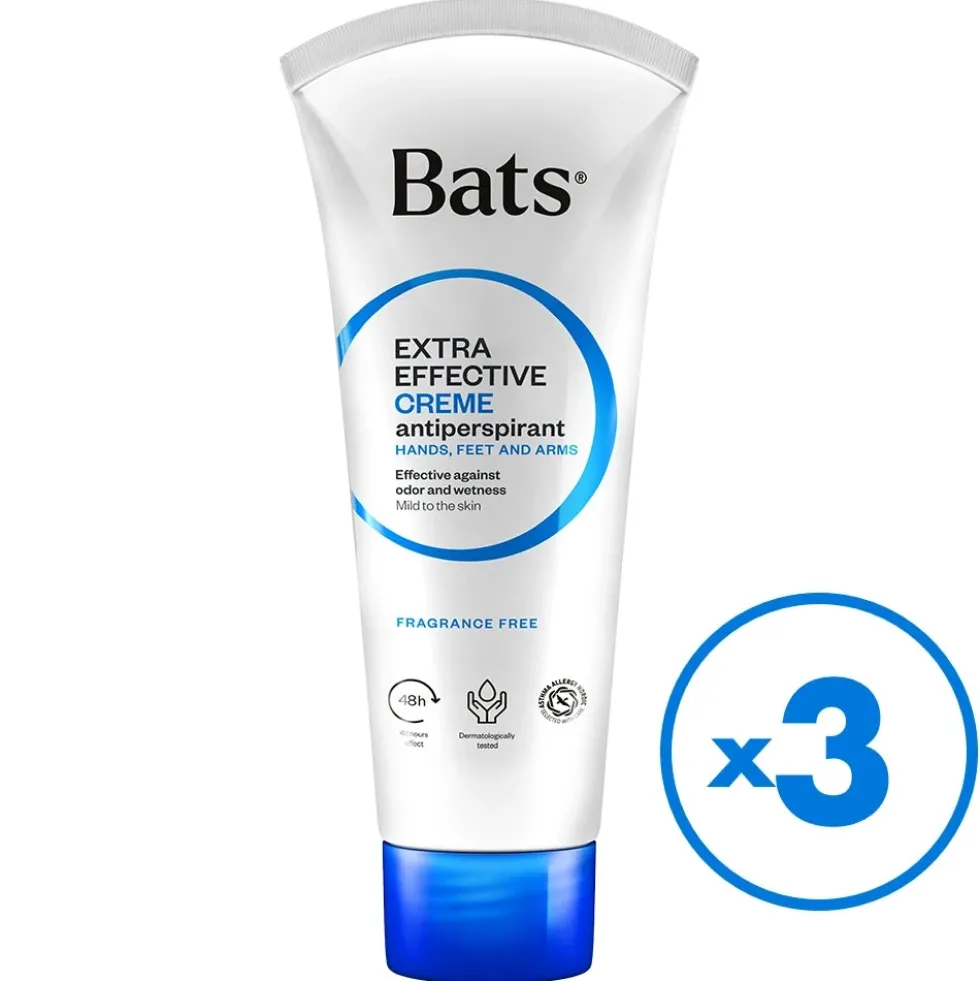 BATS Creme antiperspirantti 3x60 ml