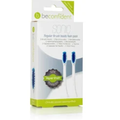 BECONFIDENT Sonic vaihtoharjat Regular White 2 kpl