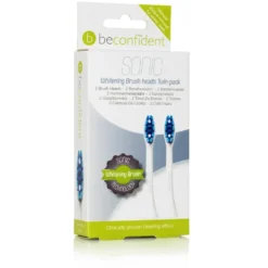 BECONFIDENT Sonic vaihtoharjat Whitening White 2 kpl