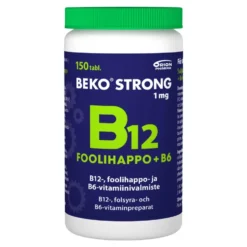 BEKO Strong B12 1 mg + Foolihappo + B6 tabletti 150 kpl