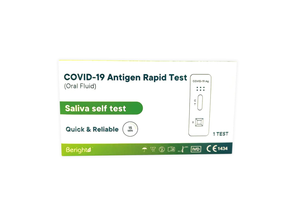 BERIGHT Covid-19 Antigen Rapid Test koronatesti syljestä