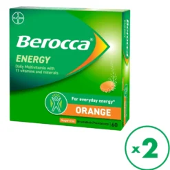 BEROCCA Energy Orange poretabletti 2x60 kpl
