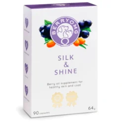 BERRYOMG Silk & Shine ravintolisä koirille ja kissoille