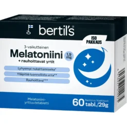 BERTILS Melatoniini 1,9 mg tabletti 60 kpl
