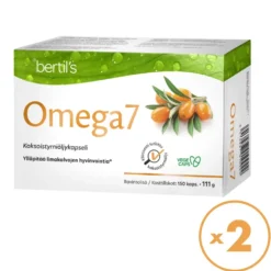 bertils OMEGA7 Tyrniöljykapseli 2x150 kpl