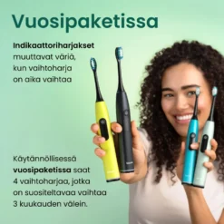 Beurer SC Plaque Eraser vaihtoharjoja sonic-sähköhammasharjaan 4 kpl