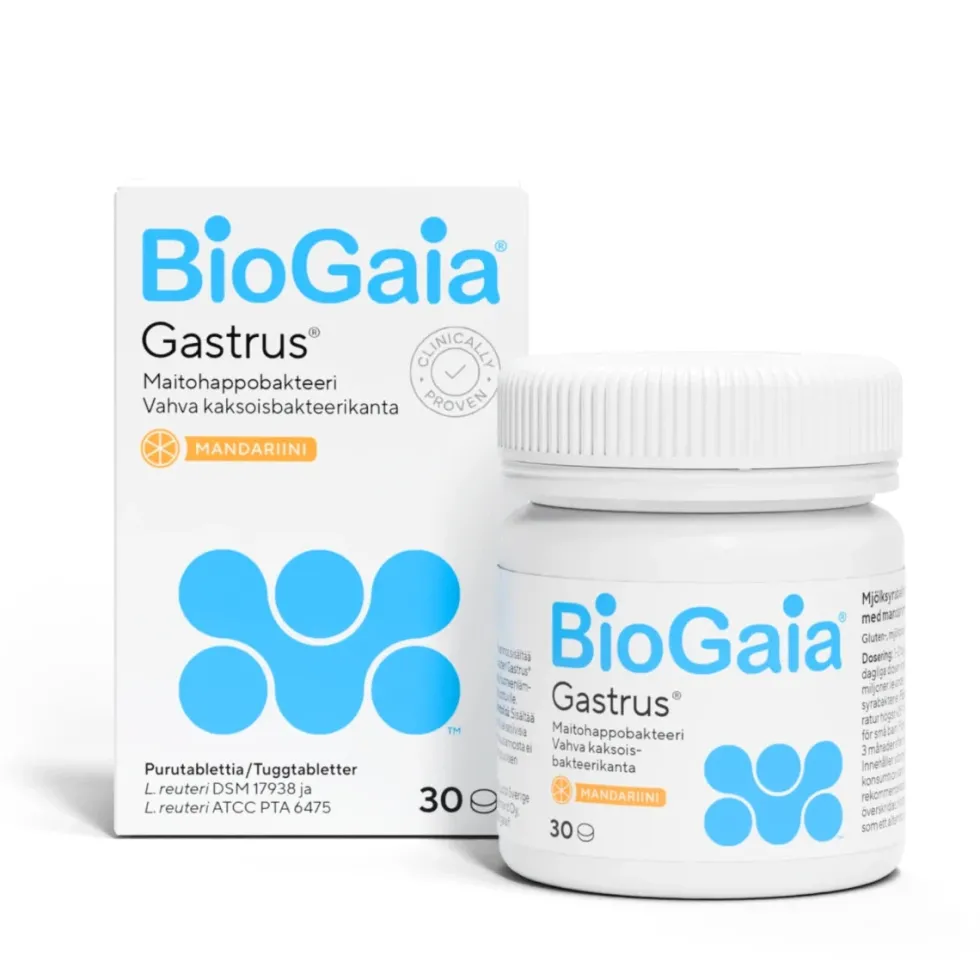 BIOGAIA Gastrus maitohappobakteerivalmiste 30 tabl