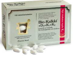 BIO-Kalkki+D3+K1+K2 ravintolisä 150 tabl
